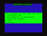Screenshot of Computer Studies