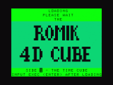 Screenshot of 4D Romik Cube