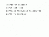 Screenshot of Inspector Clueseau