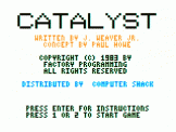 Screenshot of Catalyst