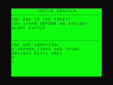 Screenshot of Castle Dracula