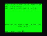 Screenshot of Adventure 2: Jerusalem
