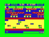 Screenshot of Frogger