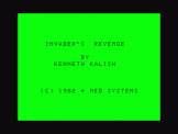 Screenshot of Invaders Revenge