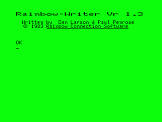 Screenshot of Rainbow Writer