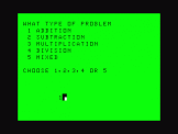 Screenshot of Tele-Tutor 2 Math Drill
