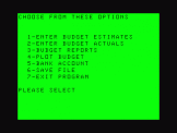 Screenshot of Home Accounts