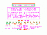 Screenshot of Pixel Writer