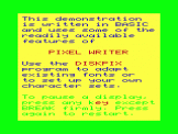 Screenshot of Pixel Writer