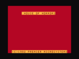 Screenshot of House of Horrors