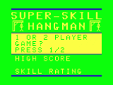 Screenshot of Super Skill Hangman
